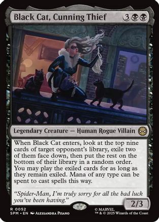 Black Cat, Cunning Thief  (SPM-052) - [Marvel's Spider-Man] - Trinity Hobby