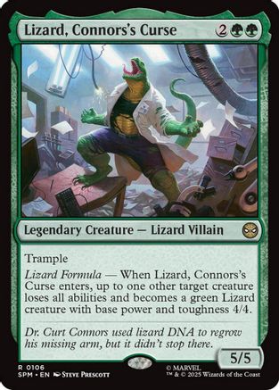Lizard, Connors's Curse  (SPM-106) - [Marvel's Spider-Man] - Trinity Hobby