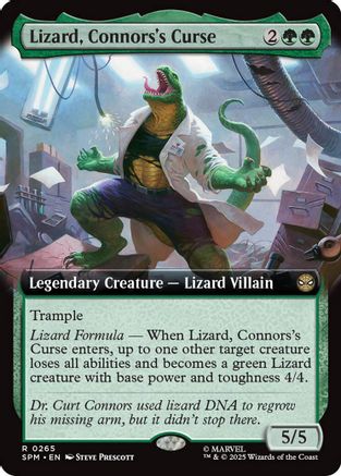 Lizard, Connors's Curse (Extended Art)  (SPM-265) - [Marvel's Spider-Man] - Trinity Hobby
