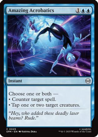 Amazing Acrobatics  [Foil]  (SPM-025) - [Marvel's Spider-Man] - Trinity Hobby