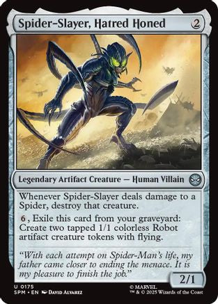 Spider-Slayer, Hatred Honed  [Foil]  (SPM-175) - [Marvel's Spider-Man] - Trinity Hobby