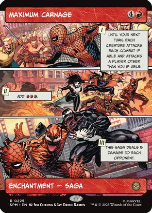 Maximum Carnage (Borderless)  (SPM-225) - [Marvel's Spider-Man] - Trinity Hobby