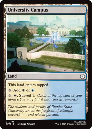 University Campus  [Foil]  (SPM-186) - [Marvel's Spider-Man] - Trinity Hobby