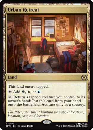 Urban Retreat  (SPM-187) - [Marvel's Spider-Man] - Trinity Hobby