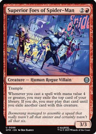 Superior Foes of Spider-Man  [Foil]  (SPM-096) - [Marvel's Spider-Man] - Trinity Hobby