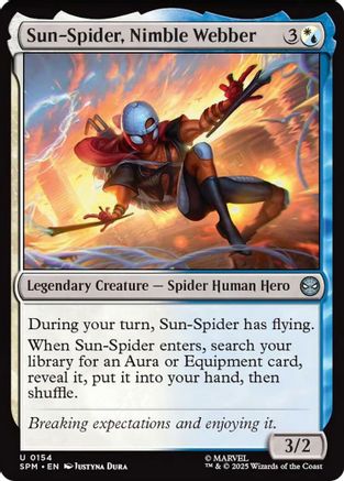 Sun-Spider, Nimble Webber  [Foil]  (SPM-154) - [Marvel's Spider-Man] - Trinity Hobby