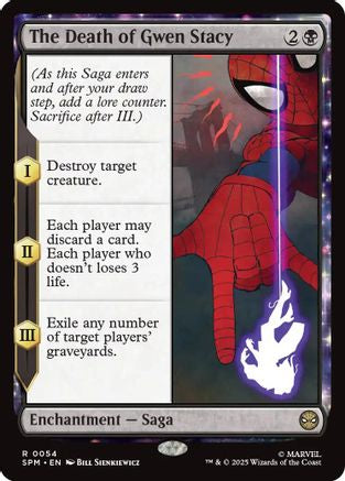 The Death of Gwen Stacy  [Foil]  (SPM-054) - [Marvel's Spider-Man] - Trinity Hobby