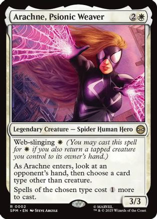 Arachne, Psionic Weaver  [Foil]  (SPM-002) - [Marvel's Spider-Man] - Trinity Hobby