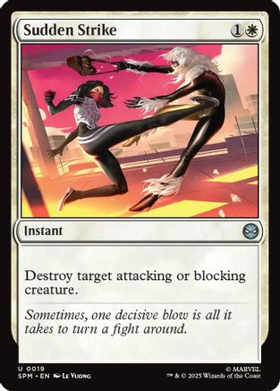 Sudden Strike  [Foil]  (SPM-019) - [Marvel's Spider-Man] - Trinity Hobby