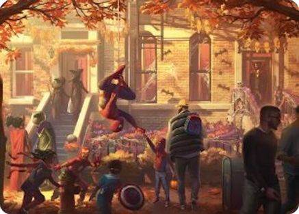 Friendly Neighborhood Art Card  (AASPM-002) - [Art Series: Marvel's Spider-Man] - Trinity Hobby