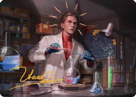 Peter Parker Art Card (3/54) (Gold-Stamped Signature)  (AASPM-003) - [Art Series: Marvel's Spider-Man] - Trinity Hobby