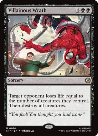 Villainous Wrath  [Foil]  (SPM-074) - [Marvel's Spider-Man] - Trinity Hobby