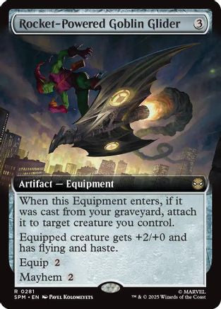 Rocket-Powered Goblin Glider (Extended Art)  (SPM-281) - [Marvel's Spider-Man] - Trinity Hobby
