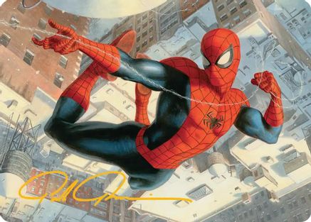 Spider-Man, Peter Parker Art Card (Gold-Stamped Signature)  (AASPM-053) - [Art Series: Marvel's Spider-Man] - Trinity Hobby