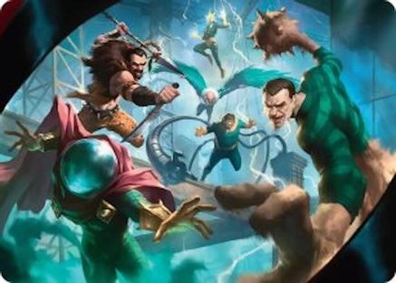 Behold the Sinister Six! Art Card (7/54)  (AASPM-007) - [Art Series: Marvel's Spider-Man] - Trinity Hobby