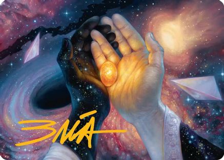 The Soul Stone Art Card (Gold-Stamped Signature)  (AASPM-010) - [Art Series: Marvel's Spider-Man] - Trinity Hobby