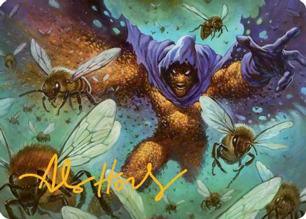 Swarm, Being of Bees Art Card (Gold-Stamped Signature)  (AASPM-011) - [Art Series: Marvel's Spider-Man] - Trinity Hobby