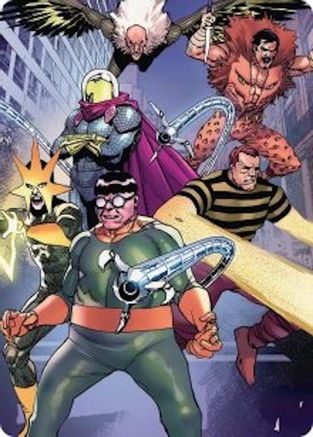 Behold the Sinister Six! Art Card (45/54)  (AASPM-045) - [Art Series: Marvel's Spider-Man] - Trinity Hobby