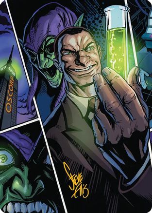 Norman Osborn Art Card (Gold-Stamped Signature)  (AASPM-043) - [Art Series: Marvel's Spider-Man] - Trinity Hobby