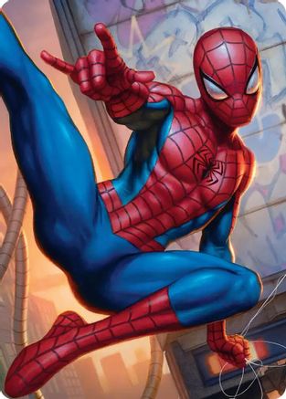 Sensational Spider-Man Art Card  (AASPM-) - [Art Series: Marvel's Spider-Man] - Trinity Hobby