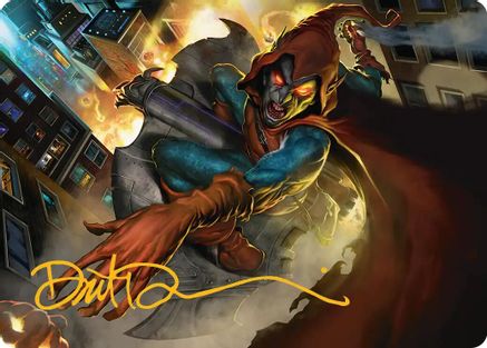 Hobgoblin, Mantled Marauder Art Card (Gold-Stamped Signature)  (AASPM-015) - [Art Series: Marvel's Spider-Man] - Trinity Hobby