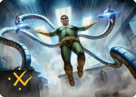Doctor Octopus, Master Planner Art Card (25/54) (Gold-Stamped Signature)  (AASPM-025) - [Art Series: Marvel's Spider-Man] - Trinity Hobby