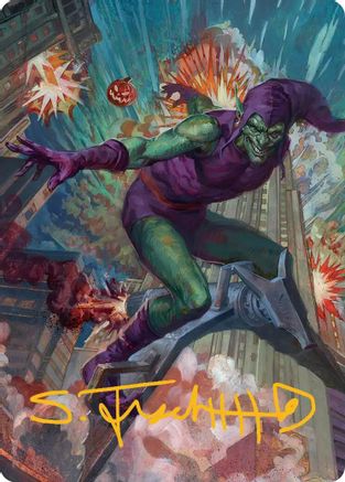 Green Goblin Art Card (26/54) (Gold-Stamped Signature)  (AASPM-026) - [Art Series: Marvel's Spider-Man] - Trinity Hobby