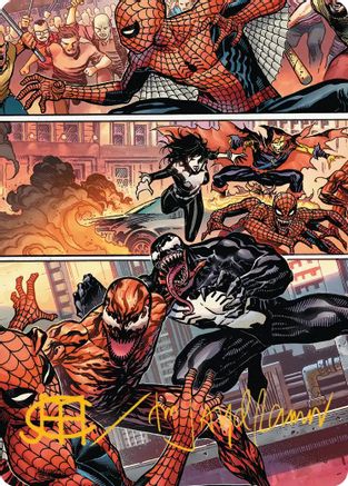 Maximum Carnage Art Card (Gold-Stamped Signature)  (AASPM-046) - [Art Series: Marvel's Spider-Man] - Trinity Hobby