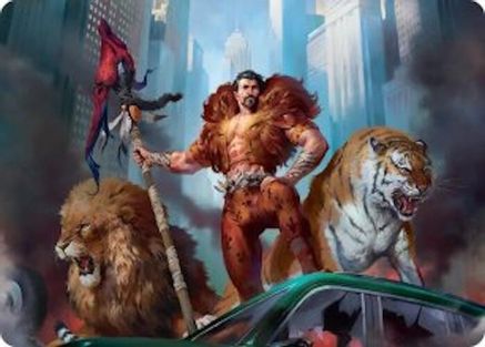 Kraven, Proud Predator Art Card  (AASPM-028) - [Art Series: Marvel's Spider-Man]