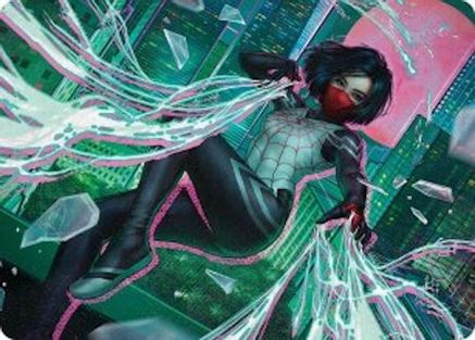 Silk, Web Weaver Art Card (29/54)  (AASPM-029) - [Art Series: Marvel's Spider-Man] - Trinity Hobby