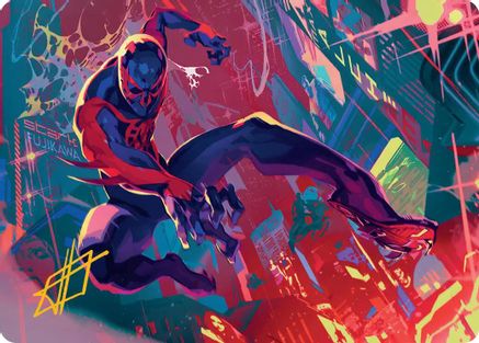 Spider-Man 2099 Art Card (Gold-Stamped Signature)  (AASPM-030) - [Art Series: Marvel's Spider-Man] - Trinity Hobby