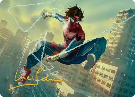Spider-Man India Art Card (Gold-Stamped Signature)  (AASPM-031) - [Art Series: Marvel's Spider-Man] - Trinity Hobby