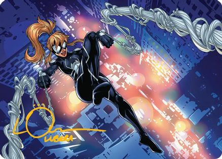 Araña, Heart of the Spider Art Card (Gold-Stamped Signature)  (AASPM-037) - [Art Series: Marvel's Spider-Man] - Trinity Hobby