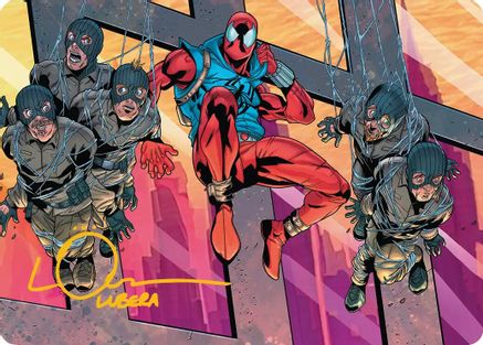 Scarlet Spider, Ben Reilly Art Card (Gold-Stamped Signature)  (AASPM-038) - [Art Series: Marvel's Spider-Man] - Trinity Hobby