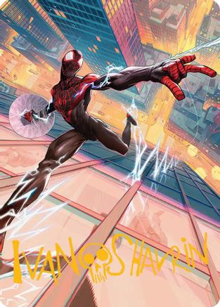 Ultimate Spider-Man Art Card (Gold-Stamped Signature)  (AASPM-041) - [Art Series: Marvel's Spider-Man] - Trinity Hobby