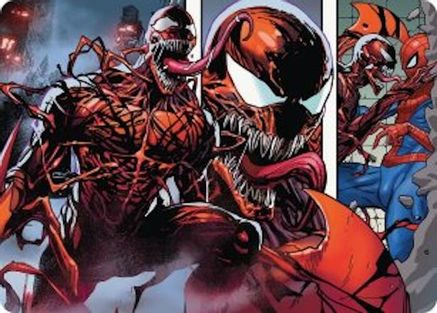 Carnage, Crimson Chaos Art Card  (AASPM-047) - [Art Series: Marvel's Spider-Man] - Trinity Hobby