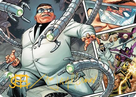 Doctor Octopus, Master Planner Art Card (48/54) (Gold-Stamped Signature)  (AASPM-048) - [Art Series: Marvel's Spider-Man] - Trinity Hobby