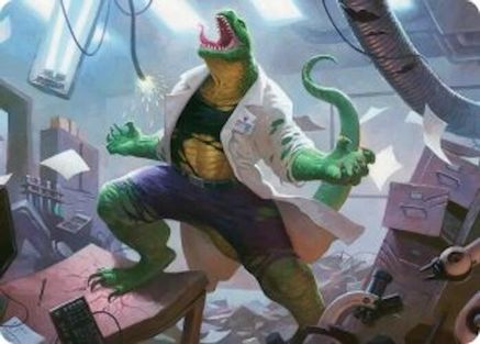 Lizard, Connors's Curse Art Card  (AASPM-018) - [Art Series: Marvel's Spider-Man] - Trinity Hobby