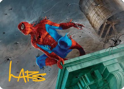 Spiders-Man, Heroic Horde Art Card (Gold-Stamped Signature)  (AASPM-021) - [Art Series: Marvel's Spider-Man] - Trinity Hobby