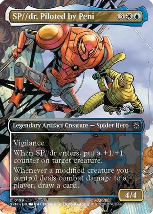 SP//dr, Piloted by Peni (Borderless)  [Foil]  (SPM-199) - [Marvel's Spider-Man] - Trinity Hobby
