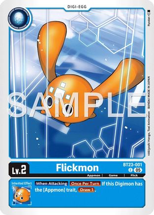 Flickmon (BT23-001) - [Hackers' Slumber] - Trinity Hobby