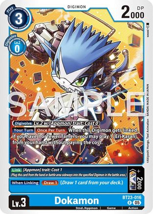 Dokamon (BT23-016) - [Hackers' Slumber] Foil - Trinity Hobby