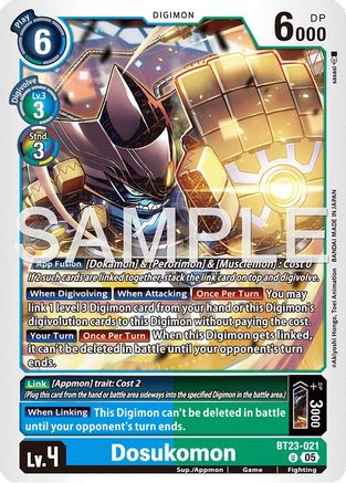 Dosukomon (BT23-021) - [Hackers' Slumber] - Trinity Hobby