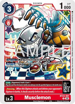 Musclemon (BT23-007) - [Hackers' Slumber] - Trinity Hobby