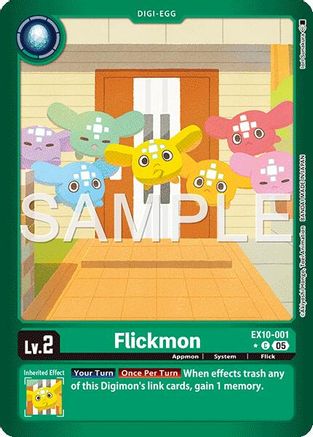 Flickmon (Limited Foil) (EX10-001) - [Sinister Order] Foil - Trinity Hobby
