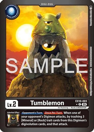 Tumblemon (Limited Foil) (EX10-003) - [Sinister Order] Foil - Trinity Hobby