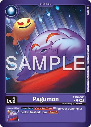 Pagumon (Limited Foil) (EX10-005) - [Sinister Order] Foil