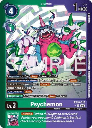 Psychemon (Limited Foil) (EX10-015) - [Sinister Order] Foil - Trinity Hobby