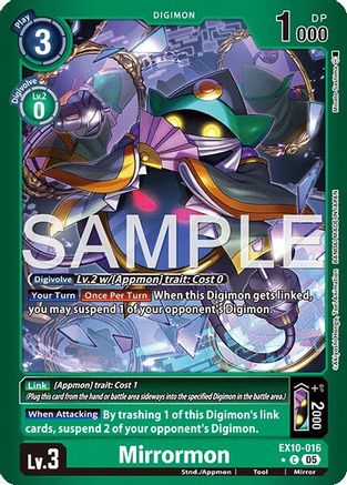 Mirrormon (Limited Foil) (EX10-016) - [Sinister Order] Foil - Trinity Hobby