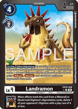 Landramon (Limited Foil) (EX10-028) - [Sinister Order] Foil - Trinity Hobby
